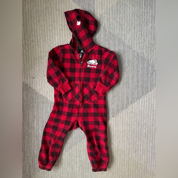 Roots Cabin Park Plaid Onsie - Picture 1 of 1